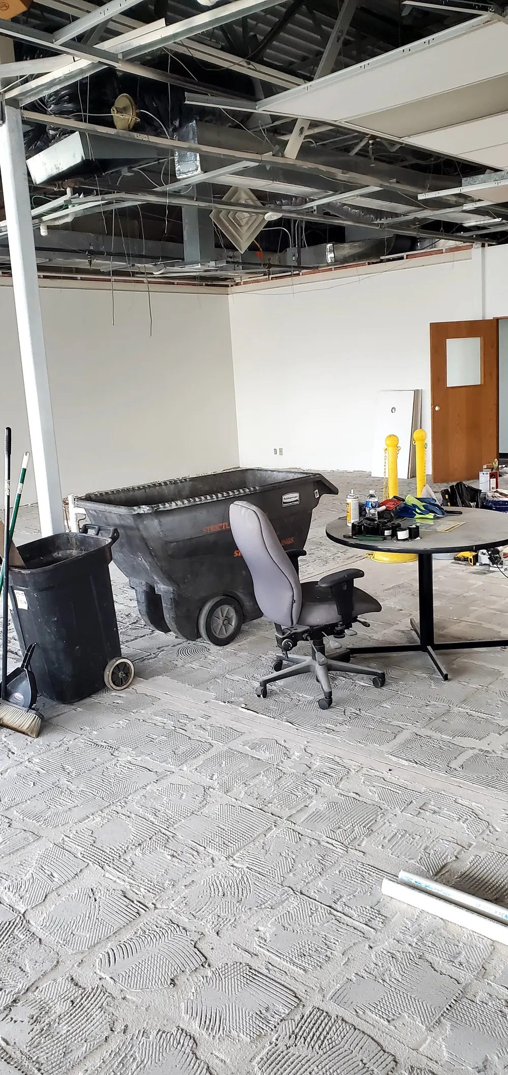 Large commercial cleanout job