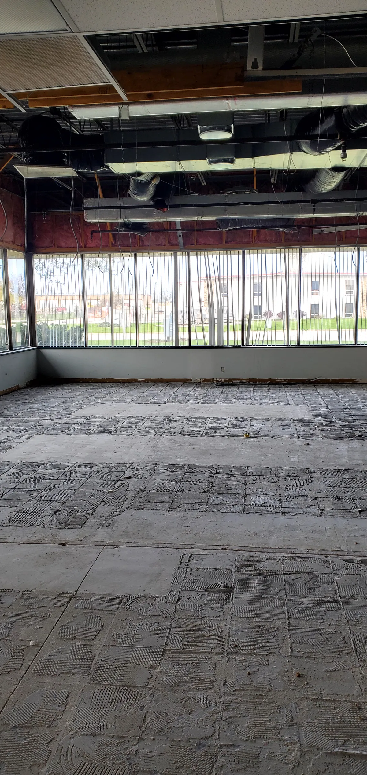 Commercial space cleanout in progress